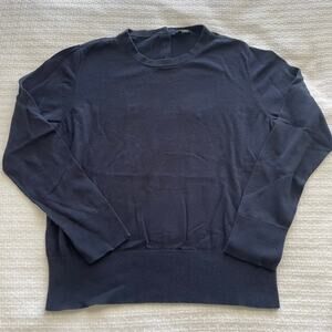 XL Ann Taylor Factory Navy Crewneck Sweater